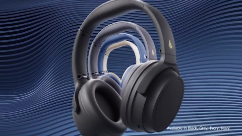 Edifier WH700NB Wireless Active Noise Cancellation Over-Ear Headphones, Bluetooth 5.3 Foldable Lightweight Headset, Dual Device Connection, 68-Hour Battery Life, for Travel, Home Office - Navy Blue