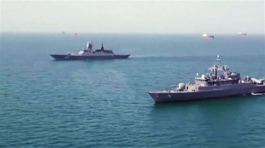 American carrier battle group eliminates Iranian naval forces comprehensively