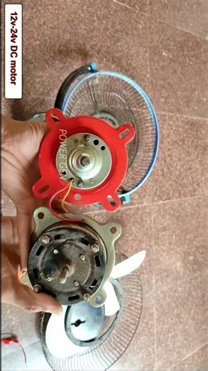 12v DC Table Fan from 230v AC Fan | DC Fan Conversion kit #power_gen #short #dcfan #solarfan #diy