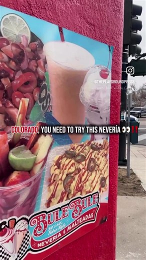 📍Neveria Bule Bule | Denver, CO. Retro vibes, bold flavors, and snacks you'll dream about! ✨ From the playful Elvis Cup aguas frescas to fresh elote en vaso with housemade salsa macha (so good it comes by the jar!), 🌶️ every bite is a flavor adventure. ‼️ Bring your friends, your family, or just your sweet tooth this is one Colorado stop you can't miss! 💗 #ColoradoFoodies #SweetToothAdventures #ColoradoEats #Foodstagram #FoodieGram @neveriabulebule