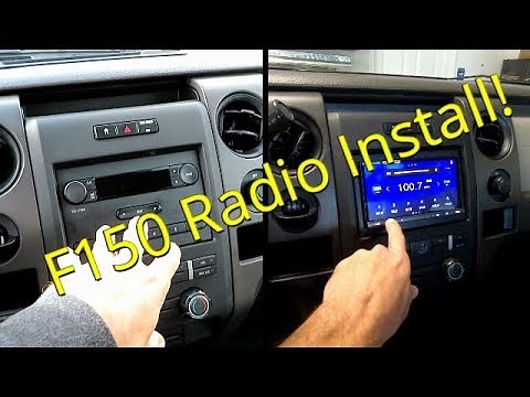 Ford F150 Double Din Sony XAV-AX5000 Apple Car Play Radio Install!