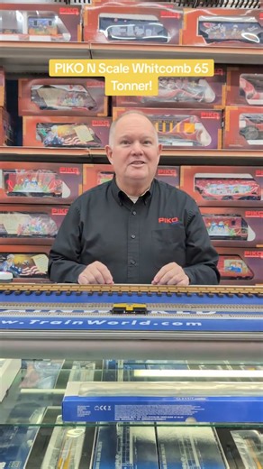 Johnathan Meador is back showing off the new PIKO America N Scale Whitcomb 65 Ton Diesel! Get yours HERE: https://www.trainworld.com/shop-by-brand/piko.html?engine_style=19171&scale=155 . . . #trainworld #trainland #modeltrains #trains #modeltrain #modeltrainlayout #modeltrainhobby #railfan #toytrain #toytrains #trainset #trainsets #ridewithtrainworld | TrainWorld.com