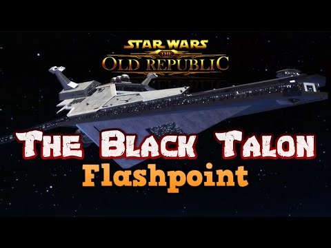 SWTOR The Black Talon Flashpoint Gameplay - Story Mode - Sith Inquisitor Class: Sorcerer Build