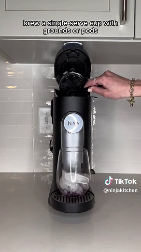 Lavender vibes for spring with the new Ninja Single-Serve Pods & Grounds Specialty Coffee Maker. 💜 #NinjaKitchen #NinjaCoffeeMaker #NinjaCoffee #lavenderlatte