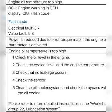 Error Code 128 PID 175 0 , Volvo 210 Excavator