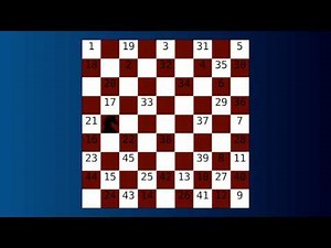 Knights tour solved for 9x9 chessboard