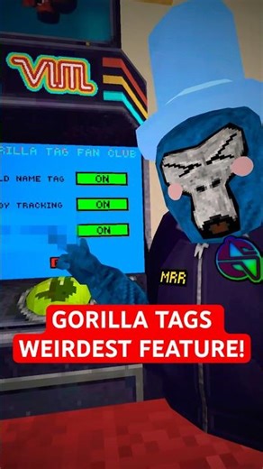 Gorilla Tags WEIRDEST Feature?! #shorts #gorillatag #gtag #gaming #vr #fyp #viral #subscribe #funny