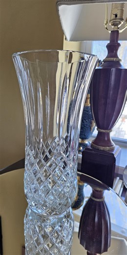 Crystal Vase, 12" Tall - Etsy