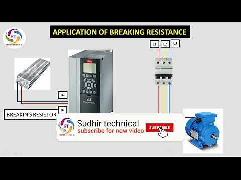 why use breaking resistor in vfd, What is a VFD brake resistor?. #breakingresistor
