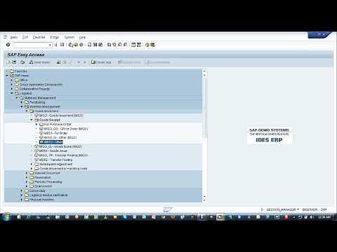 04 Stock Posting T-Code MB1C