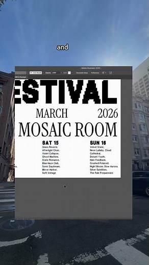 From boring document to engaging poster—check out Saul Meza's design process in Adobe Illustrator!
