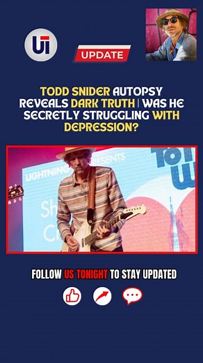 Behind the humor, the storytelling, and the laid-back stage presence, Todd Snider has lived through storms most fans never knew about. In this emotional deep-dive, we explore the real battles he faced offstage—the pressure, the loneliness, and the quiet weight carried by so many artists in the spotlight. This isn’t about rumors. This is about the human being behind the songs. The late nights. The doubts. The moments when music became both his refuge and his burden. Snider’s honesty about mental 