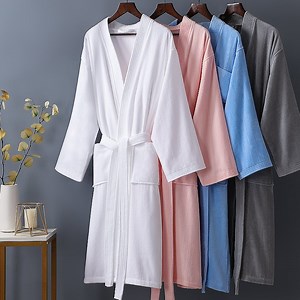 [Hot Item] Luxury High Quality Unisex SPA Soft 100% Cotton Hotel Velour Terry Bathrobe