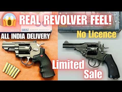 SNR & Webley CO2 Revolver Review | Real Feel Airgun in India