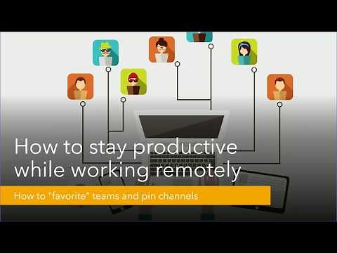 How to favorite teams and pin channels in Microsoft Teams