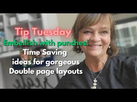 Tip Tuesday: Fast Scrapbooking Pages with Creative Memories Embellishments | Beckie Belote Tutorial