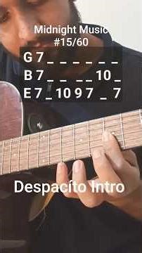 Despacíto Intro Tutorial #guitarlessons #guitar #fendercd60sce #despacito #despacitointro #pushkar #