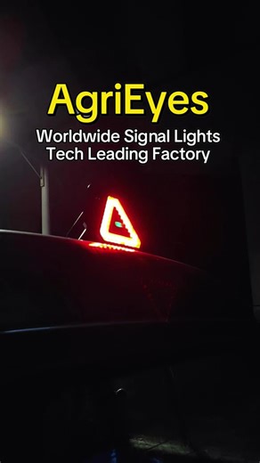 Ultra Bright Rechargeable LED Road Triangle for Safety