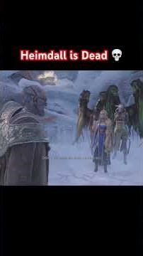 Odin come to know Heimdall is dead #godofwar #kratos #games #gameplay