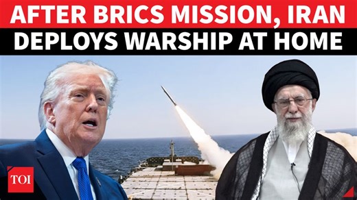 Iran surprises U.S. with own warship deployment after Russia naval boost | IRIS Shahid Mahdavi #Iran’s multipurpose naval warship Shahid Mahdavi has returned home after completing a 57-day BRICS naval mission, showcasing #Tehran’s expanding maritime capabilities amid heightened tensions with the #UnitedStates. Equipped with long-range cruise missiles, reconnaissance drones, and strike systems, the Shahid Mahdavi signals Iran’s readiness to project power far from its waters. | The Times of India