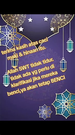 YA ALLAH YA JABBAR YA TUHAN KU. SEHEBAT ITU KAH AKU,HINGGA KAU UJI BERULANG KALI TANPA HENTI. BERAWAL DARI VIRALNYA AKU SOAL UANG ARISAN. LALU DIHUJAT DENGAN HINAAN DISURUH BAYAR UTANG, SETELAH ITU KAU UJI LAGI AKU DENGAN SULTAN KAYA RAYA TAJIR MELINTIR YG MENGHINAKU HABIS HABISAN DALAM CHAT INBOX. TAK BERSELANG LAMA AIB KU DIKULITI OLEH ORANG YG SUDAH KUANGGAP KK SENDIRI YG KUANGGAP TEMPAT AKU PULANG BERKELUH KESAH SAAT AKU LELAH BERJALAN MENGAIS REZEKI SENDIRIAN. HAL INI KUANGGAP UNSUR KESENGA