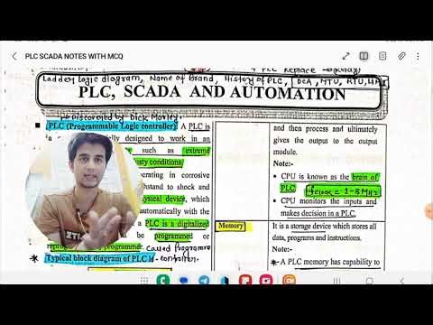 🎯5.PLC & SCADA ONE SHOT REVISION || UPPCL JE, BSPHCL JE,LMRC JE & SCTO || #plc&scada #uppclje2024