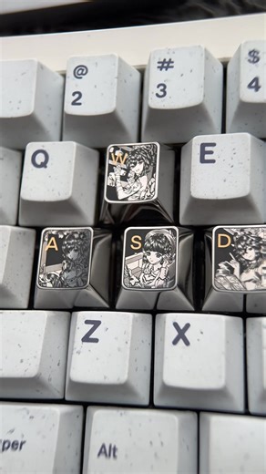 Titanium Keycaps for Genshin Impact Enthusiasts