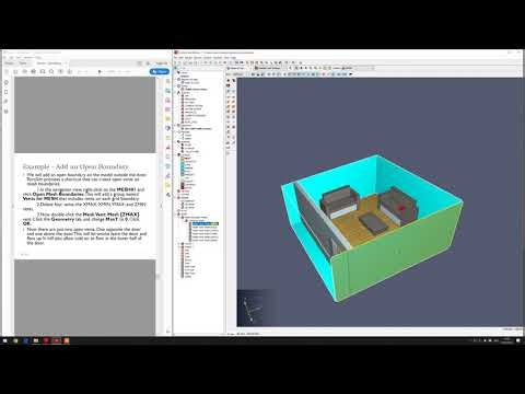 PyroSim Part 3 (Room + Sprinkler) ตอนที่ 3
