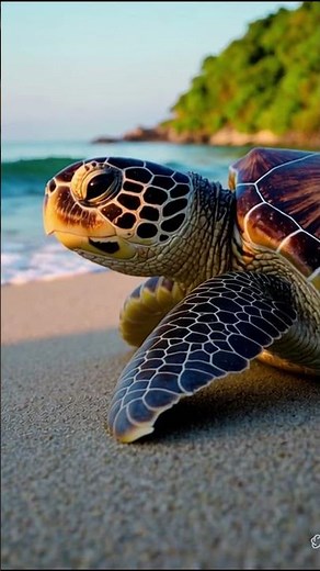 This Turtle Will Calm You Down In 10 Seconds 🐢🌊 #shorts