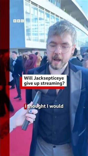 Will Jacksepticeye give up streaming? #Bloodborne #Jacksepticeye #BAFTAGames #BBCGaming #BBCNews