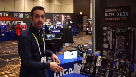 Gigabyte X170/X150 WS motherboards @ CES 2016