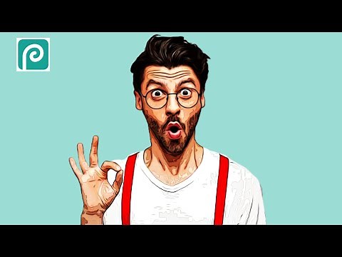 How to Turn Photos into Cartoon Effect - Photopea Tutorial l easy canva