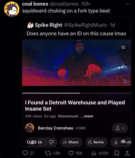 Squidward Choking on a Fork | Funniest Twitter Moment