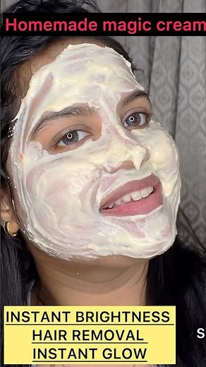 🔥Permanent skin whitening pack in 10 minutes Trying viral face pack #diy #beautytips