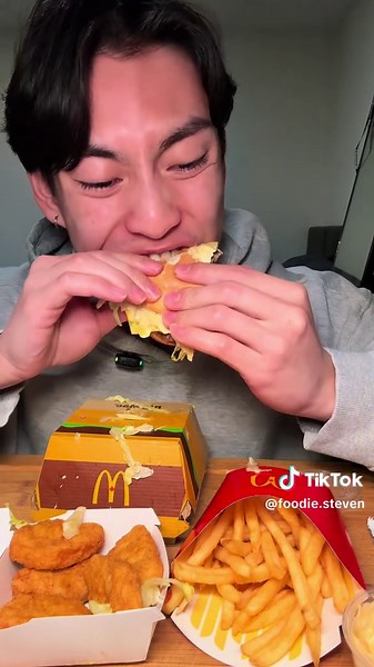 Enjoying McDonald's Fries: No Talking Mukbang