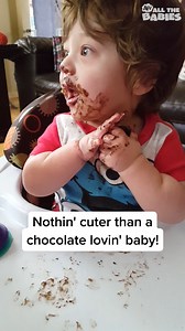 These some baby on that chocolate! 👶🏻 #chocolate #babies #cute #messy #reels | All The Babies
