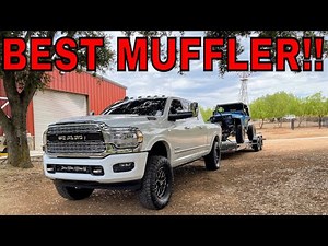 This is the best muffler right here...No POWER loss, wide open!!