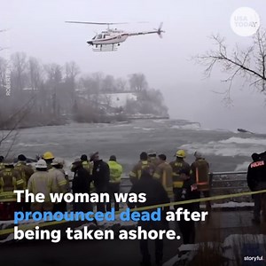 Coast Guard pulls body from car in icy waters at Niagara Falls