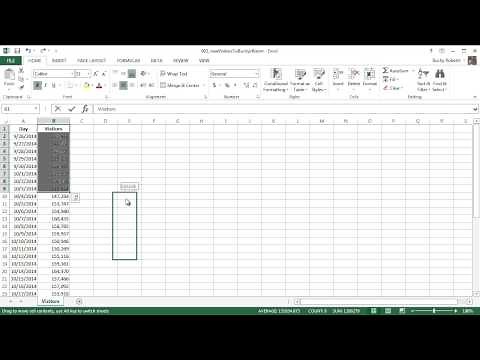 Microsoft Excel 2013 Tutorial - 6 - Copy and Move Ranges