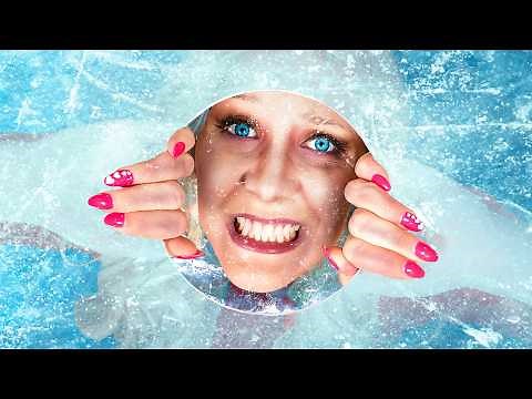 Last to Leave FREEZING Water Wins!