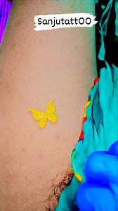 Yellow butterfly sticker #sticker #fbreels #reels | Devi Bindi