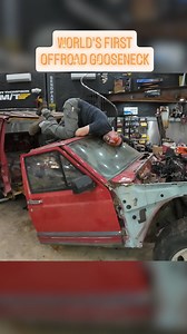 34K views · 6.4K reactions | We have started on the World's First Offroad Gooseneck Trailer. Gonna set it up for serious rock crawling and insane overlanding. What should we name it?? #overlanding #overland #camping | BleepinJeep.com | Facebook