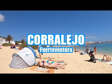 Corralejo Fuerteventura Spain 🇪🇸 4K Walking Tour