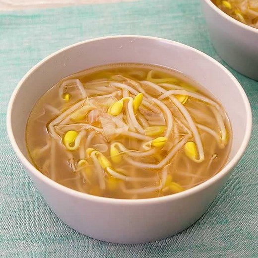 簡単で美味しい♪ 豆もやしの韓国風スープのレシピ動画・作り方 | デリッシュキッチン