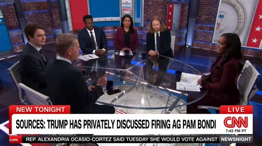 TRUTH NUKE: Scott Jennings: “ Yes, some grand juries have declined [to indict individuals]. So obviously, they do make judgments even when they're asked to do things. What I'm hearing is broad agreement at the table that we have a functioning government with checks and balances. And in fact, we don't have a king in this country, I guess. We just have a functioning constitutional democracy right now.” “If I were in Pam Bondi's shoes, and obviously some people have had gripes with her, I think her