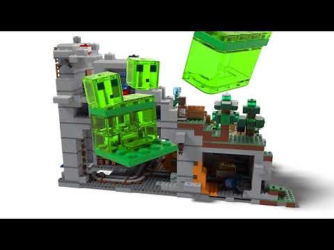 Showcasing all the secrets: 21137 The Mountain Cave – LEGO Minecraft - Product Animation