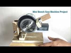 Mini Bench Saw Machine Mechanical Project Kit