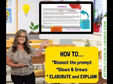 Dissecting the Prompt & Conferencing on Glows and Grows! Extended Constructed Response