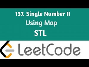137. Single Number II | Letcode solution | Map | STL