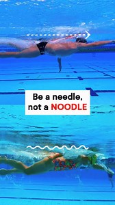 31K views · 297 reactions | Stay sharp in the water—be a needle, not a noodle. A straight, connected body position helps you move faster and smoother. #triathlete #swimfaster | Effortless Swimming | Facebook
